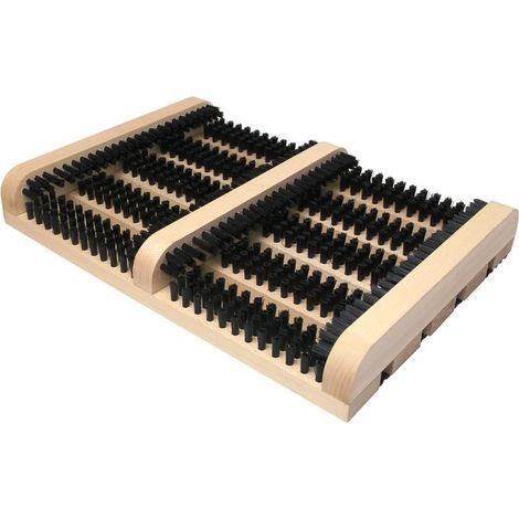 Fußmatte GECO WMN.1, für die Tür, 36x26.5x5.5 cm, Holz, Schuhabstreifer (1/5)