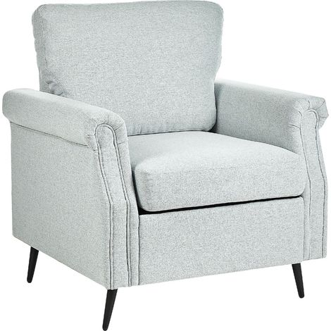 Armchair VIETAS Fabric Light Grey (1/5)