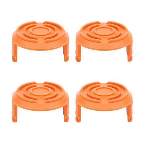 QORVA-Couvercle de bobine de tondeuse à gazon, 4 pièces, accessoire de remplacement pour Worx WA0010-débroussailleuse