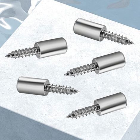 20pcs Support stratifié panneau armoire - Manchon caoutchouc Antidérapant - Garde robe - 25.5x7.5mm (1/5)