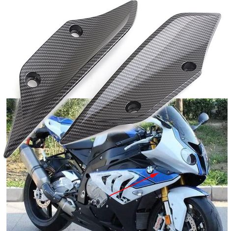 Convient pour la mise à niveau BMW S1000RR 2010-2014 : aileron, plaque latérale, lame d’air, déflecteur d’air et boîtier.