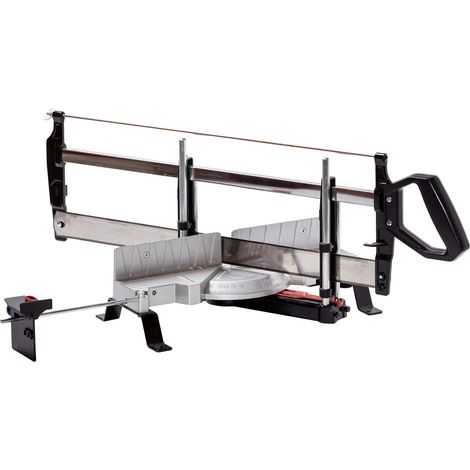 Outifrance – Scie à onglet PROMAN 110 – Capacité 160 x 110 mm à 90° – Lame 565 mm 24 tpi – Préréglage angles 15° à 90° – Précision +/- 0,2° (1/3)