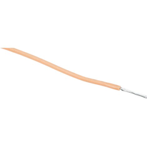 Fils de connexion RS PRO UL11028, 7 0,08 mm² 28 AWG, 600 V, MPPE Orange, 100m ( Prix pour Bobine de 100 Mètres )