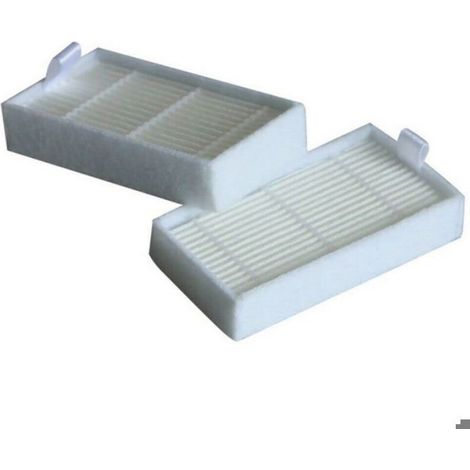 Lot de 10 brosses latérales et 10 filtres HEPA pour aspirateur robot Lidl SilverCrest SSR 3000 A1 (1/5)