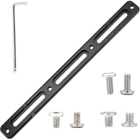 Kit d'extension pour porte-bidon, adaptateur pour porte-bidon de vélo, support pour gourde, base de montage pour pompe à pneus, noir (1/5)