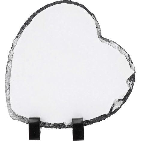 1 cadre photo vierge en forme de cœur, cadre photo délicat pour sublimation-13.50X13.50X1.00CM (1/4)
