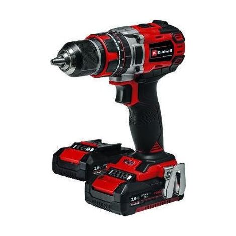 Einhell TE-CD 18-50 LI-I BL Trapano Avvitatore a Percussione Brushless 18V 50 Nm 2 Batterie 2Ah colore Nero
