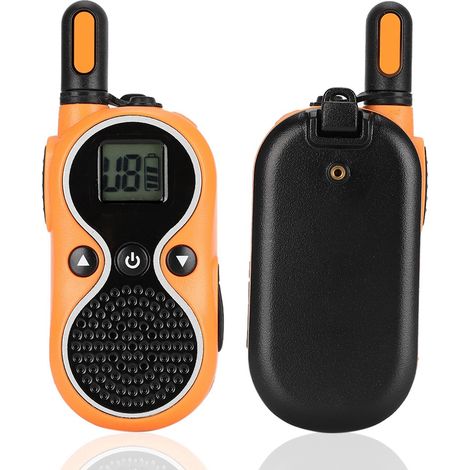 Mini talkie-walkie ultra-mince 2W USB sans fil portable bidirectionnel 110-240V (Jaune US) (1/5)