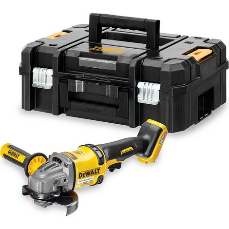 Dewalt – Meuleuse angulaire sans fil 54V – Moteur Brushless – 12,5 cm disque – Frein électronique – Poignée latérale 2 positions – 2,2 kg