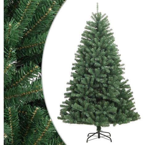 Künstlicher Weihnachtsbaum Klappbar mit Ständer Grün 210 cm