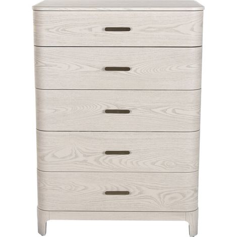 Chifonier Metal Mdf 80,6X48X112,5 Gris Claro (1/5)