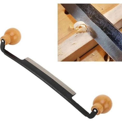 Couteau De Travail Du Bois - Lame En Acier Au Tungstène - Manche En Bois Antidérapant - Pour Rabotage Et Grattage - 1 Pièce (1/5)