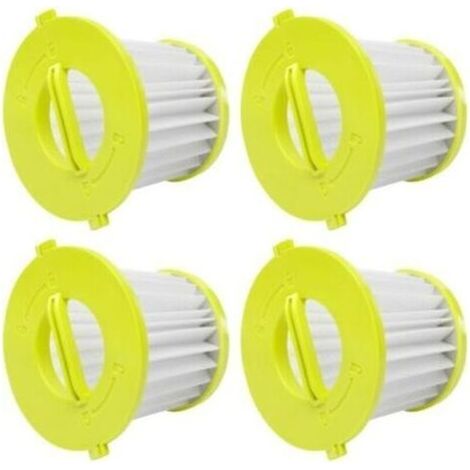Lot de 4 Filtres HEPA pour Aspirateur Ryobi ONE+ PCL700, PCL704 Pièces de Rechange (1/5)