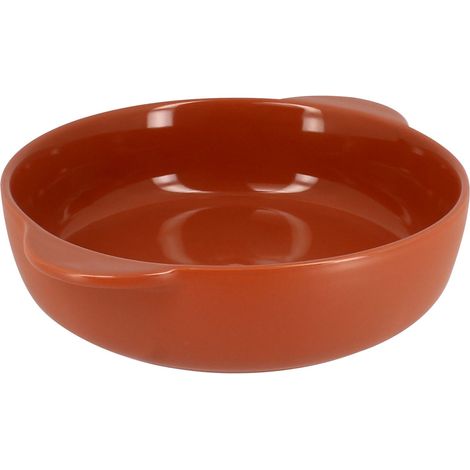 Plat à Four Rond 20 Cm Terracotta - Octave - Menastyl