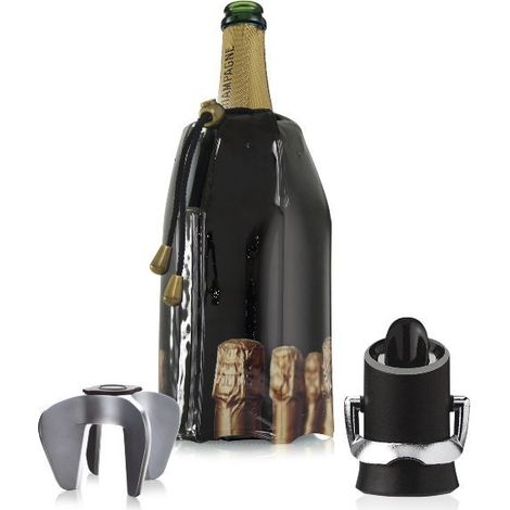 Confezione da 3 pezzi - Champagne - Vacuvin