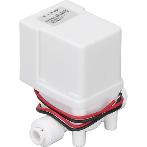 Électrovanne électrique pour tuyau PE de 1/4 pouces, Type à diaphragme DC 24V, eaux usées pour purificateur d'eau