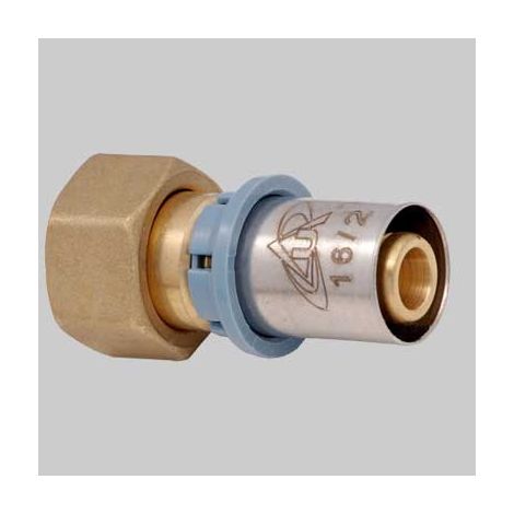 RACCORDO DIRITTO FEMMINA CON DADO GIREVOLE DELT ALL  16 x 3/4     UNIDELTA