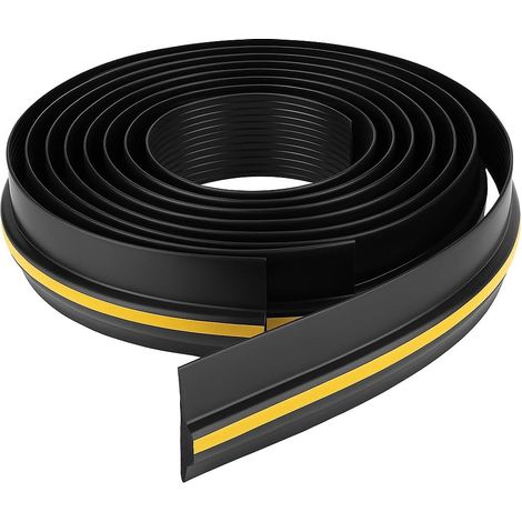 BALLSHOP Joint de Seuil pour Porte de Garage (9FT) Joint Porte Garage - Profilé en Caoutchouc EPDM - Exclu-Courant d'Air Universel Résistant aux Intempéries - Antidérapant Joint Porte de Garage (1/5)