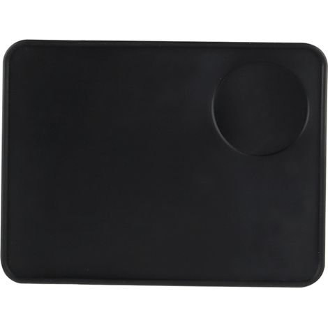 Tamper à café à pression constante, axe à poudre d'espresso, base plate, accessoires de barista en acier inoxydable avec ressort calibré (1/4)