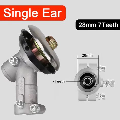 Adaptateur de tête de coupe-bordures (28 mm, 7 dents, une seule oreille) - Accessoire pour débroussailleuse (1/5)
