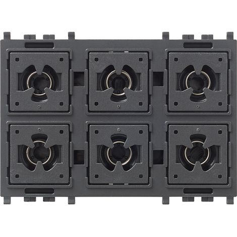 VIMAR - 01585.AX Comando KNX Flat/Tondo 6 pulsanti 3M