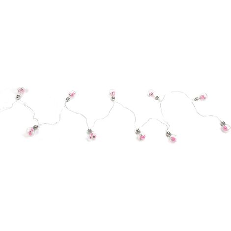 Guirlande lumineuse 100 LED en fil de cuivre, rose artificielle, ampoule E27, lampe décorative pour chambre d'enfant ou chambre à coucher (1/5)