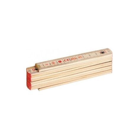 Metro Semplice in Legno a 10 Stecche Da 16 mm
