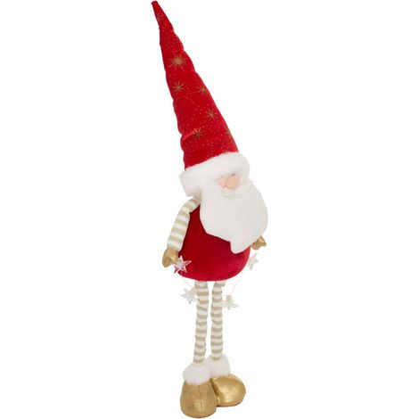 Babbo natale telescopico con ghirlanda luminosa a led, altezza 73 cm - Feeric lights & christmas (1/4)