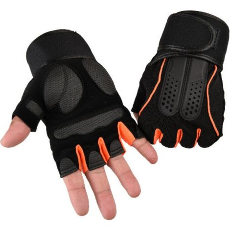 Gants de soutien des poignets pour haltérophilie, pour l'entraînement en salle de sport, taille XL (1/3)