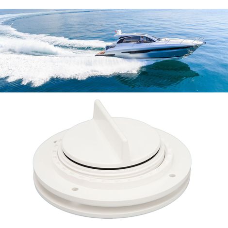 Bouchon de vidange pour vivier marin, vanne de vidange pour yacht, vanne de vidange marine, sortie d'eau, bouchon pour vivier, vanne de vidange de coque, blanc (1/5)