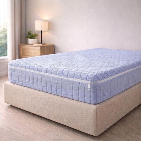 Degrees Home Teide \u2013 Housse de Matelas Intégrale avec Fermeture Éclair (90 cm) \u2013 Protection Anti-Acariens, Respirante et Élastique, Confort Extra Doux, Lavable, Ajustement Parfait (1/5)