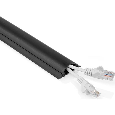 Nedis Gestión de cables PVC negro 51 cm