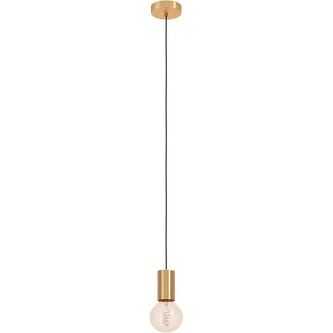 Sospensione Contemporaneo Pozueta 1 Acciaio Ottone Spazzolato 1 Luce E27 (1/2)