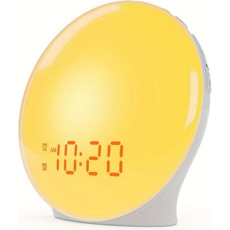 Réveil pour se réveiller au lever du soleil, idéal pour les gros dormeurs, avec simulation de lever de soleil (1/5)