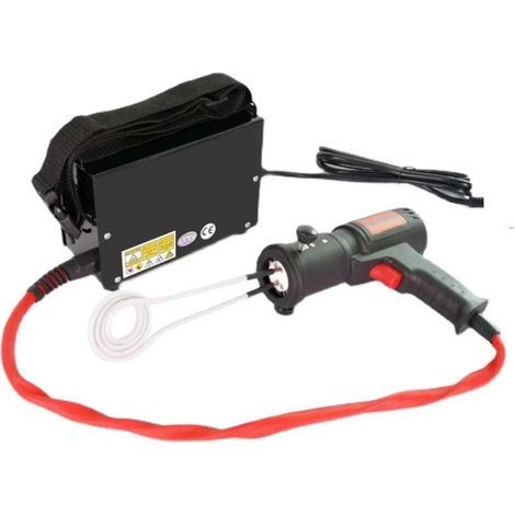 Outil de chauffage par induction Chauffage à Induction magnétique Portable 1500W, Circuit de chauffage à Induction sans flamme, bricolage for réparation de voiture, outils de démontage de boulons(Zwar (1/5)