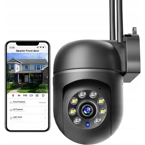 Telecamera IP Wi-Fi per esterni e interni con rotazione a 360°, risoluzione 1920x1080, con risoluzione 1920x1080. (1/4)