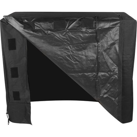 Support de rangement pour bois de chauffage d'extérieur, housse intégrale, protection contre la poussière (1/5)