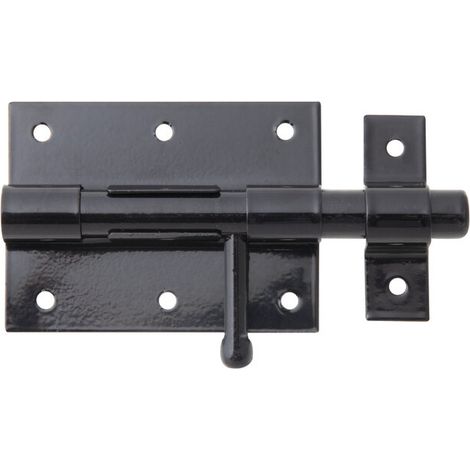 Chiavistello per scatola con pulsante D14mm nero
