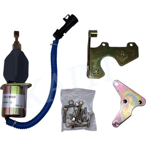 Pièces pour excavatrice : interrupteur de commande de l’électrovanne d’arrêt moteur, vanne de coupure de carburant SA-4981-12 3800723 12 V (1/5)