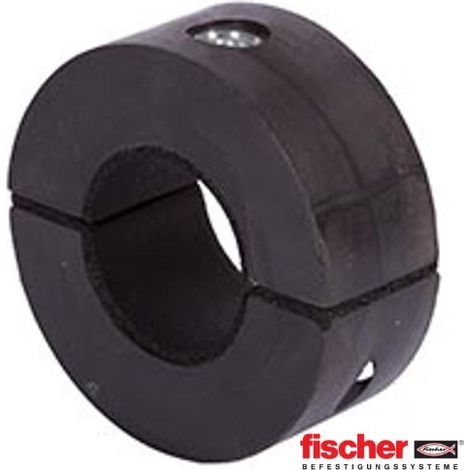 Fischer 505585 Abrazadera de sujeción invisible para tuberías 28mm
