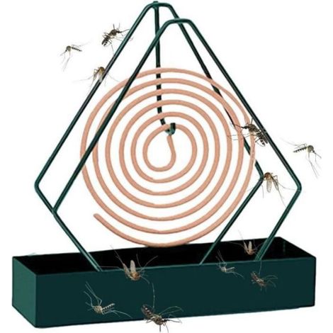 Support anti-moustique porte-encens spirale avec plateau – efficace et stable (1/4)