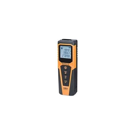 Télémètre laser 30m – Précision ± 2mm – Alimentation 2 x AAA – Étanchéité IP54 – Pour chantiers humides et terrains accidentés (1/5)