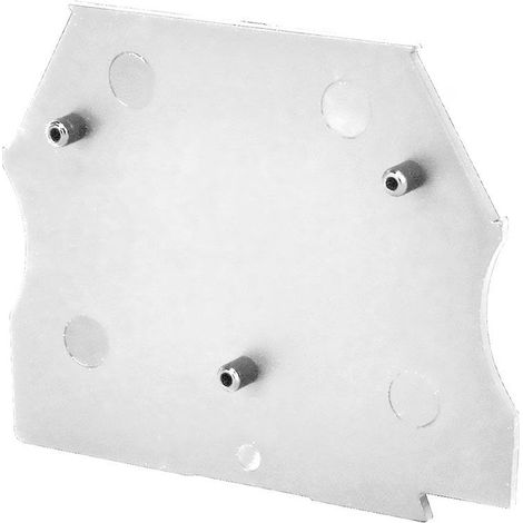 Plaque d'extrémité blanche pour borne à vis 2,5 à 10mm² - IMO (1/3)
