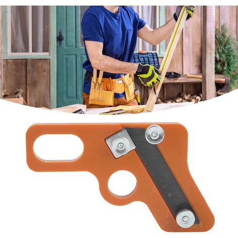 Beyamis Lame de finition pour placage de chants - Couteau rabot manuel 8 mm pour ébavurage et raclage (1/5)