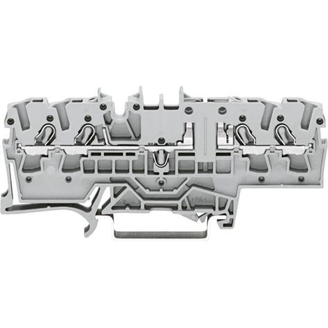 Bloc de jonction à fusibles WAGO 2002-1881 5.20 mm ressort de traction Affectation: L gris 1 pc(s)