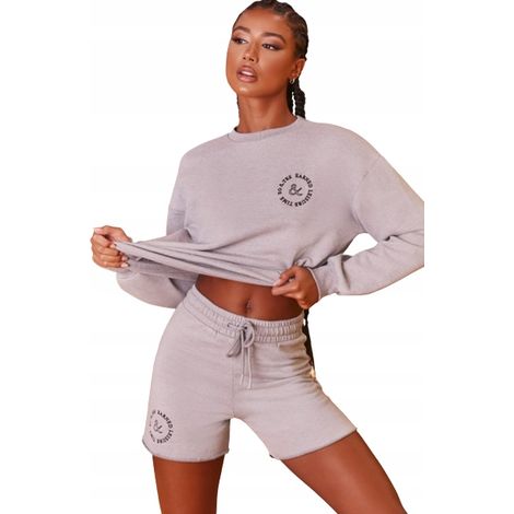 Pantalones deportivos para mujer BO+TEE, color gris, talla L 1Z3E6A T3A (1/5)