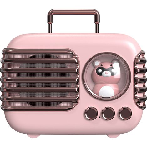 Enceinte Portable Bluetooth - 3 W - Technologie Bluetooth 5.0 - Autonomie 4 à 6 H - Clip Métallique Intégré - Compatible Carte MicroSD - Vendue à l'unité (1/5)