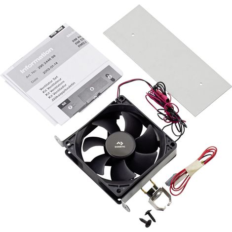 Kit ventilateur pour réfrigérateur à absorption – Améliore le refroidissement en zones chaudes – Compatible avec Dometic – 4499000133