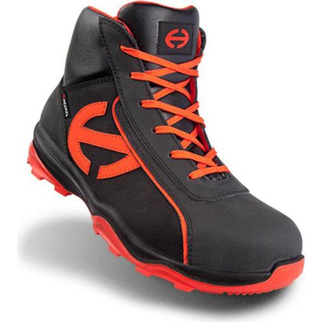 Chaussures de sécurité run-r 300 s3 noir et rouge heckel - Pointure : 41 - HECKEL UVEX-HECKEL FRANCE