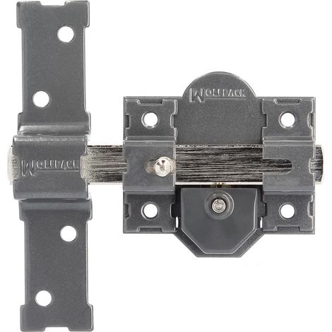 Cylindre rond de 50 mm avec clé et bouton-poussoir, verrou B-5, verrouillage à pas de 143 mm (1/4)